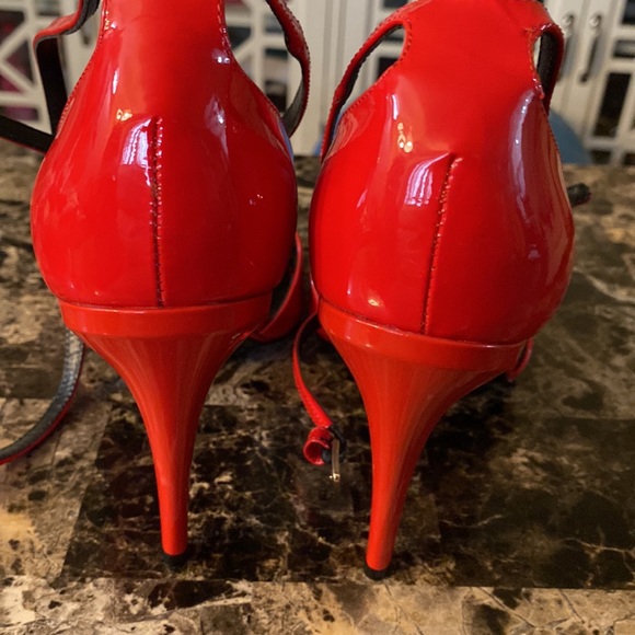 VIA SPIGA MADE IN ITALY RED HIGH HEEL SHOES - Picture 5 of 10